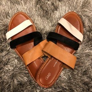 GAP Multi Color Leather Sandals-size 9
